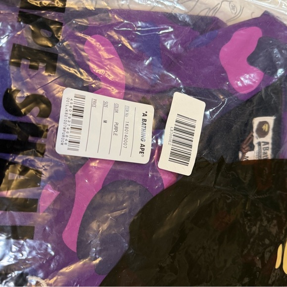 A Bathing Ape Purple Camo Jacket- Brand New! Multiple sizes - Picture 10 of 13